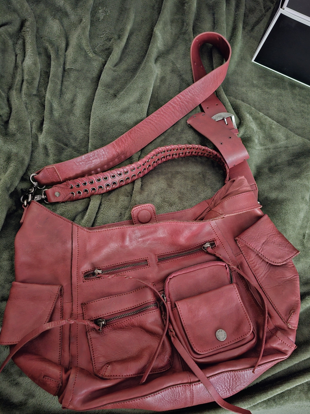 Free People We The Free Ledger Leather Bag